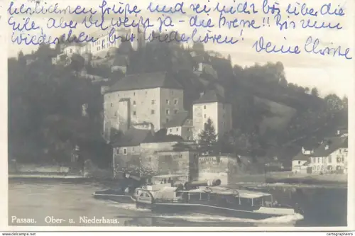 A5858 Passau Niederhaus paddler ship