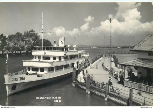 A5858 Schiffe AUSTRIA Bregenzer Hafen
