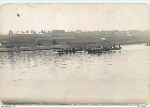 A5858 Germany rowing boats Foto-AK 1932