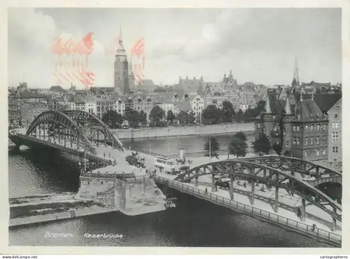 A5859 Bremen Kaiserbrucke 1935