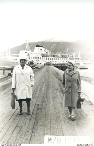 A5859 M/B ISTRIA cruise tourists ship souvenir rppc