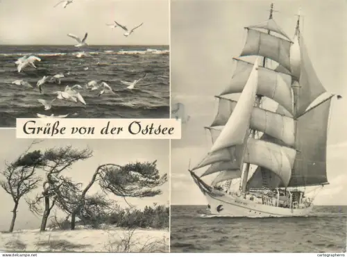 A5859 Sailing Vessel Ostsee Wilhelm Pieck school ship