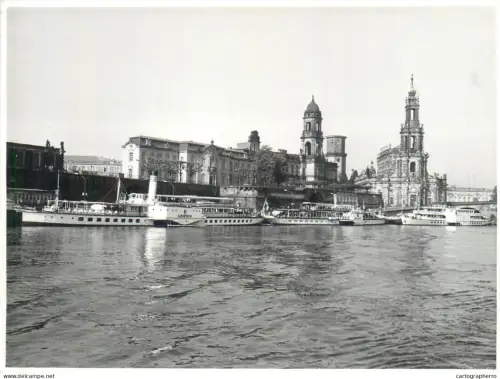 A5859 Brühl's Terrace Hofkirche Dresden docks