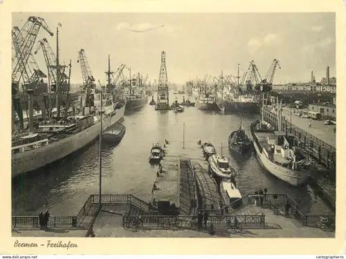 A5859 Bremen Hafen 1954