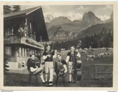 A5859 Schweiz Jodler traditional music band Gebr. Moser