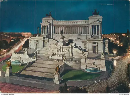 A5399 Italy Roma Monumento a Vittorio Emanuele notturno