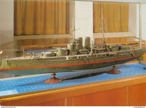 A5397 Austria Wien Museum KuK Schlachtschiffs Marine-Saal Viribus Unitis model warship maquette