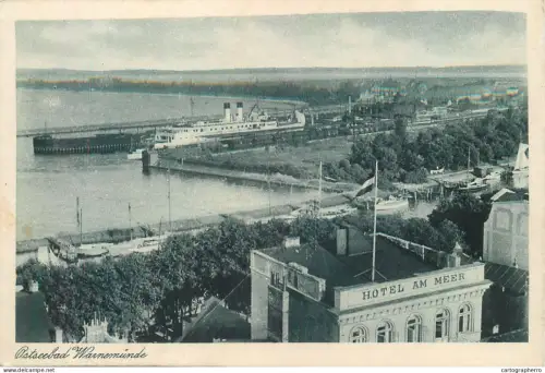 A5857 Ostseebad Warnemünde Hotel am Meer AK