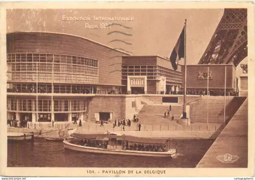 A5857 Exposition Internationale Paris 1937 Pavillon de la Belgique