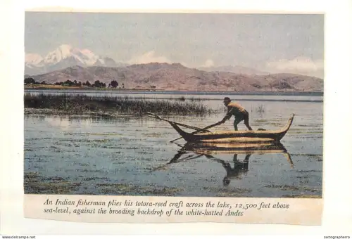 A5857 Navigation themed postcard Transport Ships Sailing Vessels nautical topic boats Fishing boat India newspaper scrap