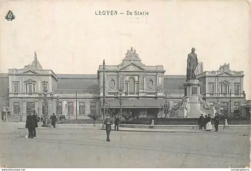 A5856 Leuven la gare cpa