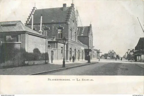 A5856 Blankenberge la gare cpa