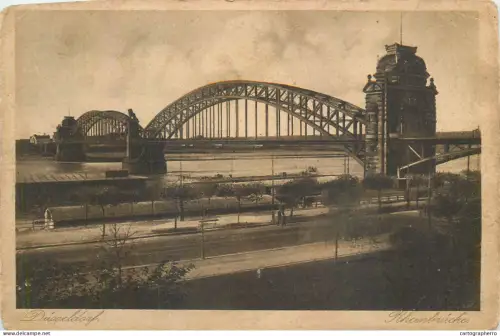 A5856 Germany Duesseldorf Rheinbrucke