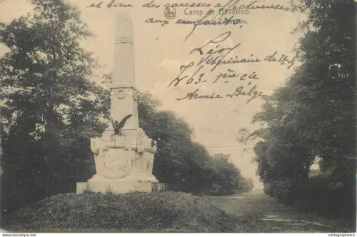 A5856 Belgique Leopoldsburg (Camp de Beverloo) 1919