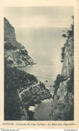 A5856 Algeria Bejaia (Bougie) Cap Carbon Baie des Aigouades postcard