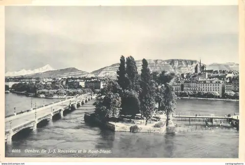 A5856 Genève Ile J. J. Rouseau