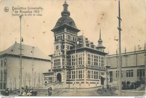 A5856 Belgium > Brussels > Universal exhibitions 1910 pavillon de la ville de Liege
