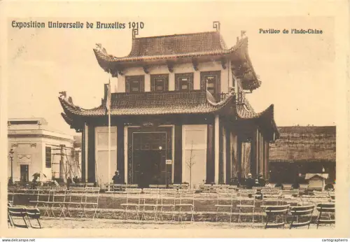 A5856 Belgium > Brussels > Universal exhibitions 1910 pavillon de l`Indo-Chine
