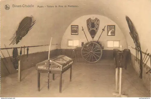 A5856 Belgium Dinant citadelle musee voiture de Mme de Maintenon