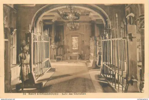 A5855 France Haut-Koenigsbourg chateau salle des Chevaliers