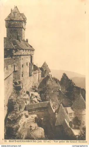 A5855 France Haut-Koenigsbourg grand bastion