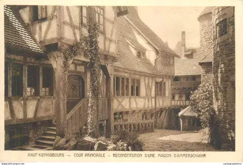 A5855 France Haut-Koenigsbourg maison