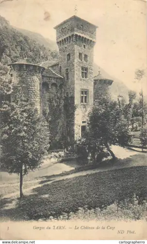 A5855 France Gorges du Tarn chateau de la Caze