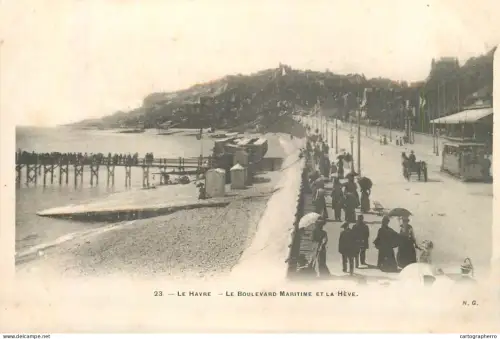 A5855 France Le Havre boulevard maritime