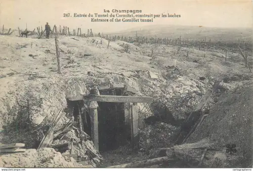 A5855 France Champagne Cornillet tunnel