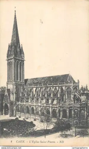 A5855 France Caen eglise Saint Pierre