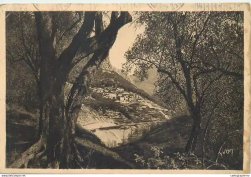 A5855 France environs de Nice le village de Touet-Escarenne