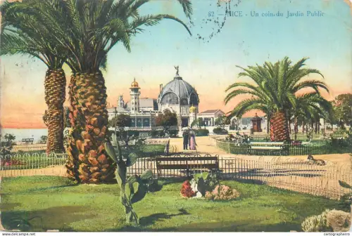 A5855 France Nice jardin public