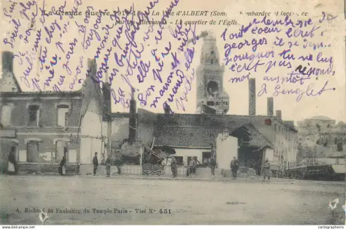 A5855 France Albert pendant la grande guerre cpa