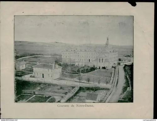 France Mattaincourt couvent de Notre-Dame old paper 11 x 15 cm