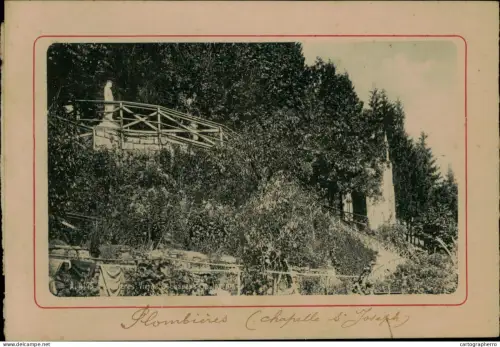 France Plombieres les Bains old paper 12 x 17 cm