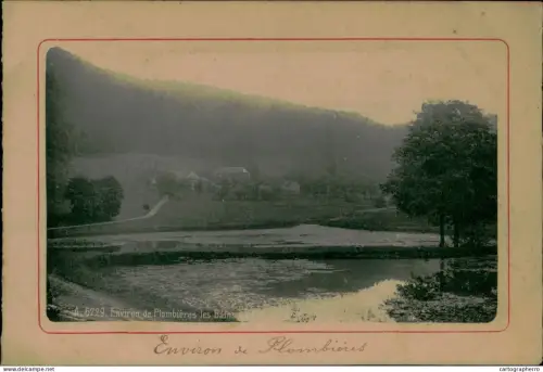 France Plombieres les Bains old paper 12 x 17 cm