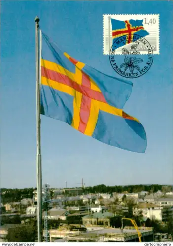A5927 Åland Aland flag maximum card 1984