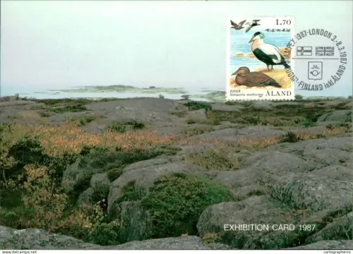A5927 Åland Aland landscape maximum card 1987