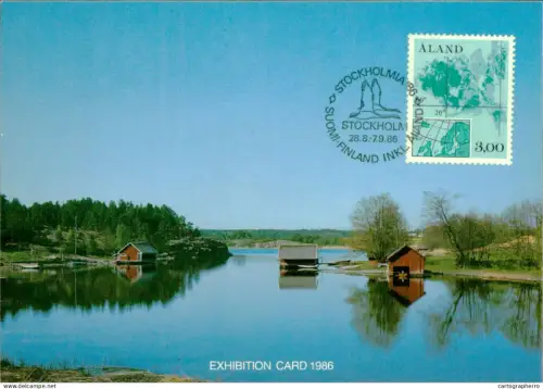 A5927 Åland Aland maximum card 1986