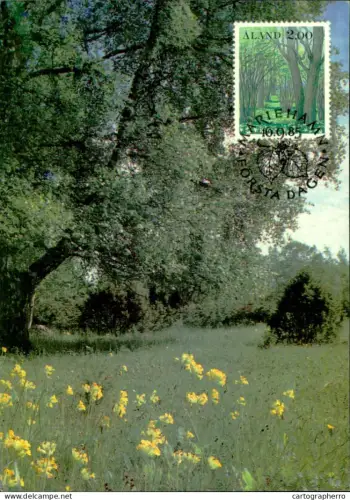 A5927 Åland Aland maximum card 1985