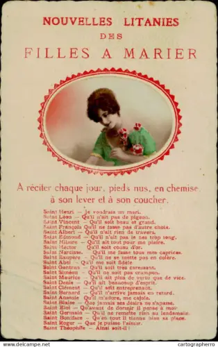 A5926 Nouvelles litanies des filles a marier