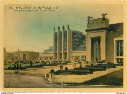 A5397 Belgium Exposition de Bruxelles 1935 vue panoramique des Grands Palais