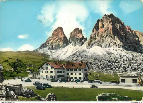 A5397 Italy Dolomiti Gruppo Sassolungo Rifugio Passo Sella