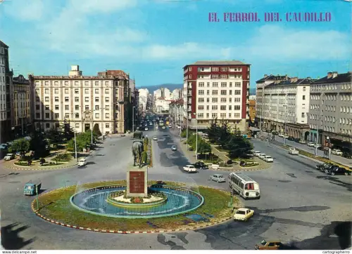 A5397 Spain El Ferrol del Caudillo Piazza de Espana