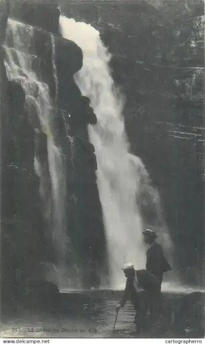 A5854 La chute de Doubs en ete cpa