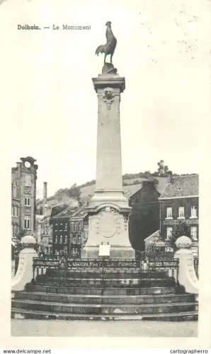 A5854 Dolhain monument cpa