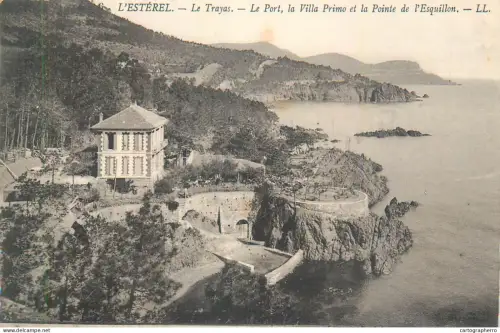 A5854 l'Esterel le Trayas le port villa Primo Pointe de l`Esquillon