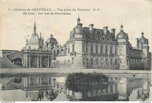 A5854 Chantilly chateau cpa