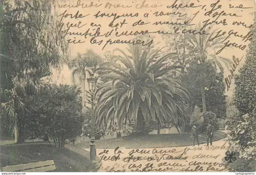 A5854 Monte-Carlo jardin 1904