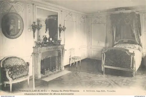 A5854 Versailles palais du Petit-Trianon chambre a coucher de Marie-Antoinette